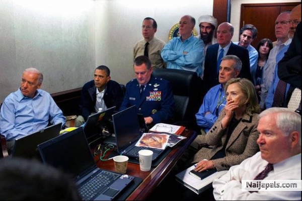 Osama at White House - click for next photo
