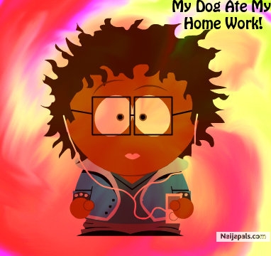 I' m a fan of SOUTH PARK! And yes, my dog ate that homework! - click for next photo
