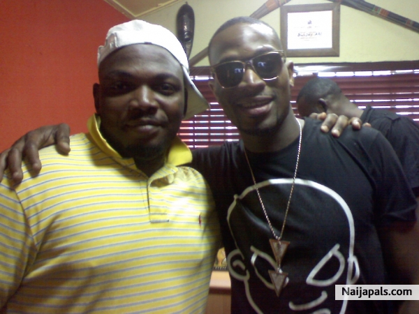 with Dbanj after Rehersals... - click for next photo