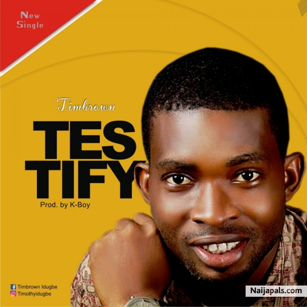 Timbrown Nigeria gospel artist.. just drop his single titled Testified.. - click for next photo