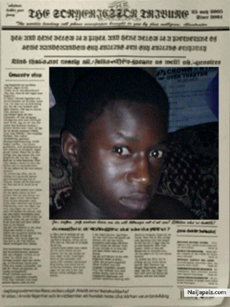 That' s me one da front page of tribune... lol - click for next photo