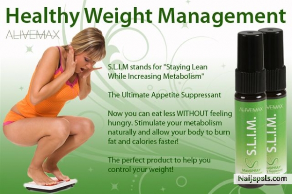 Over weight and obesity accumulation of fats have given rise to many unbearable sickness S.L.I.M is a wonderful alivemax products,it will reduce your weight with amazing speed..www.beninhealth.alivemaxpro.com - click for next photo