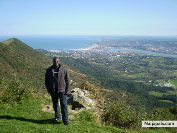 Me, on the San Sebastian Mountain - click for next photo
