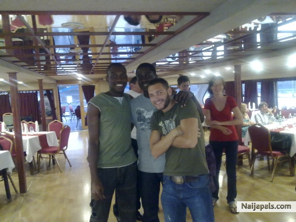 with college guys...no be small thing! - click for next photo
