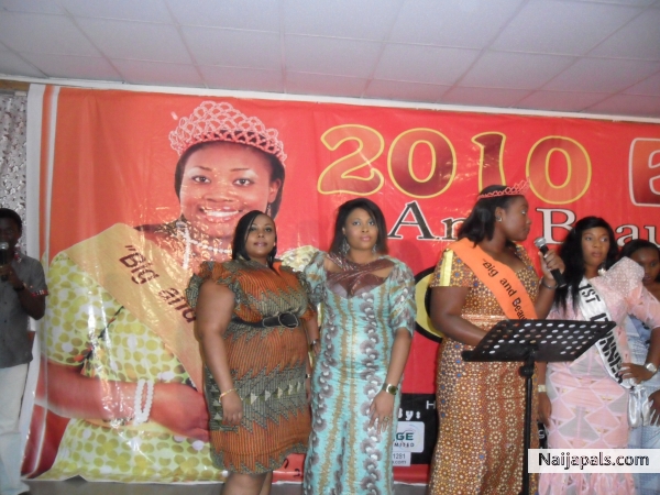 MISS BIG AND BEAUTIFUL NIGERIA 2010 - click for next photo