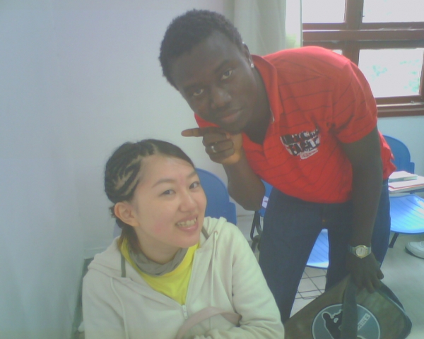 QBOY AND CLASSMATE - click for next photo