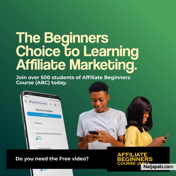 The Affiliate Beginners Course (ABC) - click for next photo