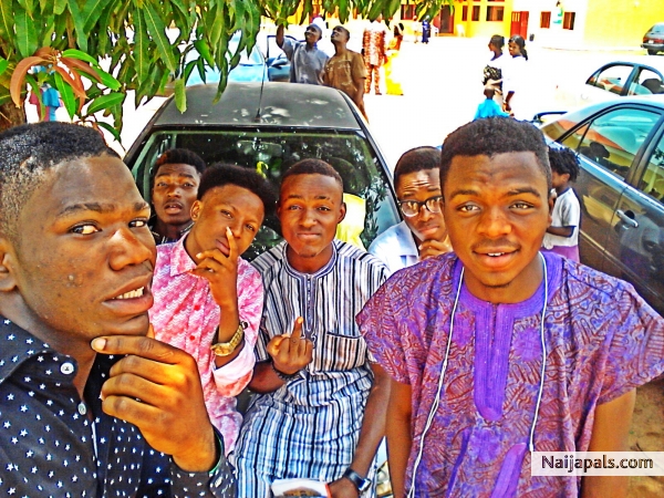 Delanky and friends at livingfaith church mando kaduna - click for next photo