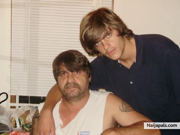 my son and his dad - click for next photo