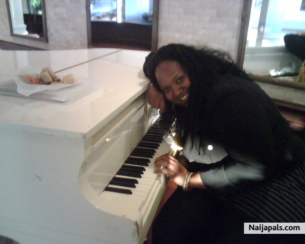 Playing the piano - click for next photo