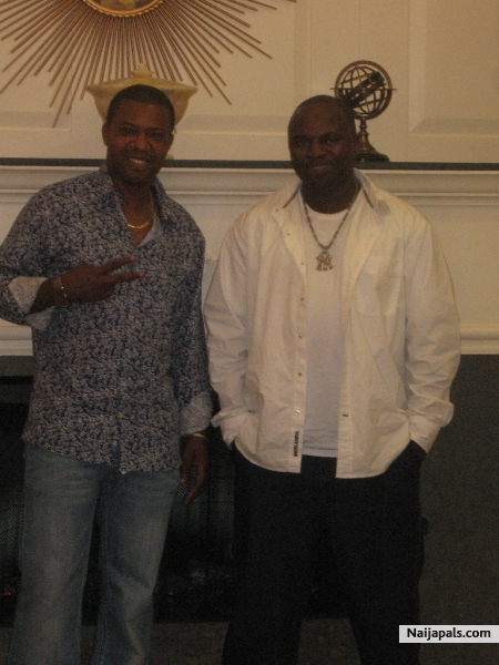 At a party with Azeez - click for next photo