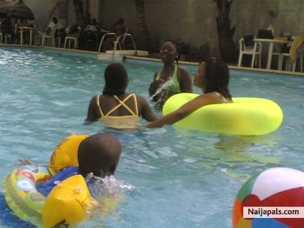 My Friends @ The Pool... care to Join? - click for next photo