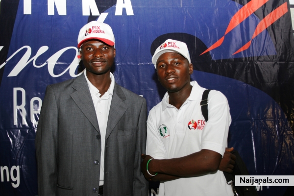 Me and Princewill @ the wole soyinka award for investigative reporting (WSIRA) - click for next photo