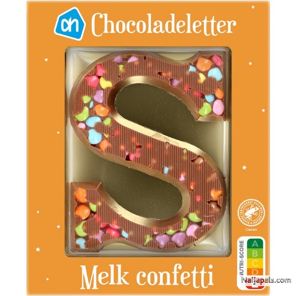 my first chocolate letter recieved from Santa seasons. I even could not spell the word Staysee .D .E Leakage - click for next photo