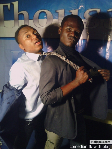 comedian fk with ola j - click for next photo