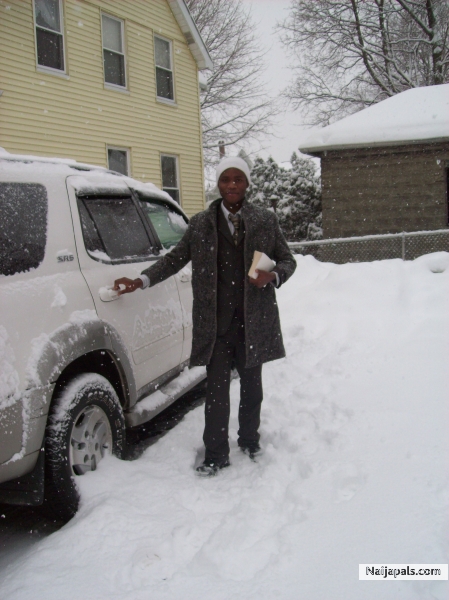 shortly after snow storm - click for next photo