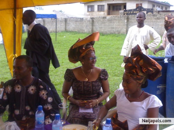 At a wedding - click for next photo
