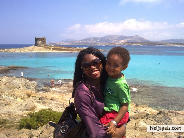 Me & my son enjoying the summer - click for next photo