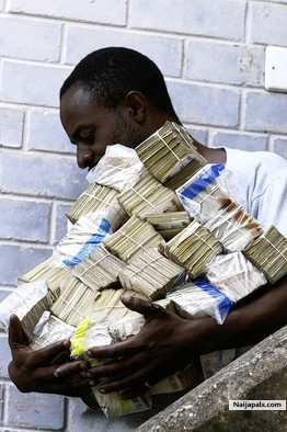 Just money for groceries at a shop in Zimbawe currency Hyper-Inflation economy! - click for next photo