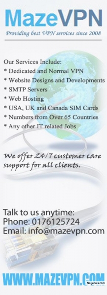 WWW.MAZEVPN.COM - Providing best VPN services since 2008. - click for next photo