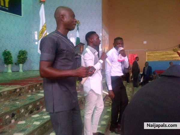 ON STAGE AT (ASSEMBLIES OF GOD CHURCH) ABA, ABIA STATE - click for next photo