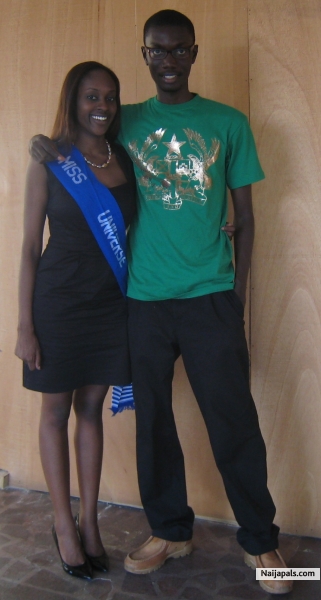me and Yvette Nsiah, miss universe ghana 2008 - click for next photo