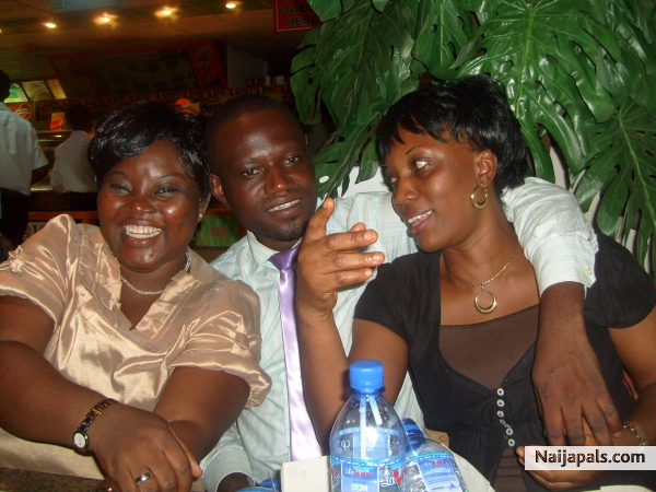 celebratin wit colleagues - click for next photo