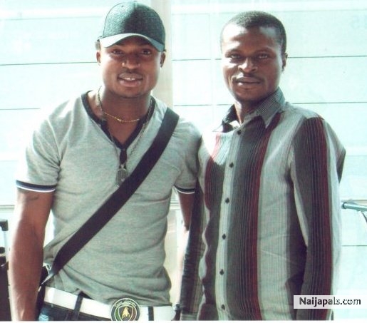 WITH GOLDEN EAGLET STAR GANIU OSENI IN DUBAI - click for next photo