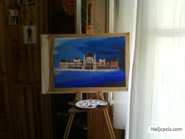 On the easel! - click for next photo