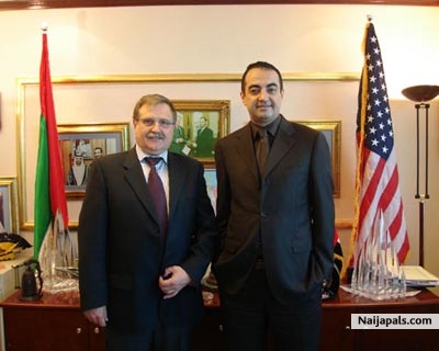 Visit of Lidio Giodani G.M Foreign Operation Impersa Pizzarotti and C.S.P.A with Mohamed Dekkak Chairman and Founder of Adgeco Group - click for next photo