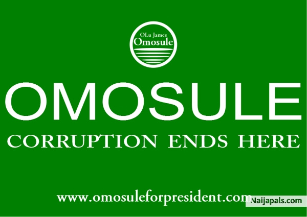 - I want to be President of the Federal Republic of Nigeria because I love this country deeply and care so strongly about its future. Join the movement today at http://www.omosuleforpresident.com to become a member, it' s free. Please Copy and Paste this message to your friends and tell them to do the same. - click for next photo