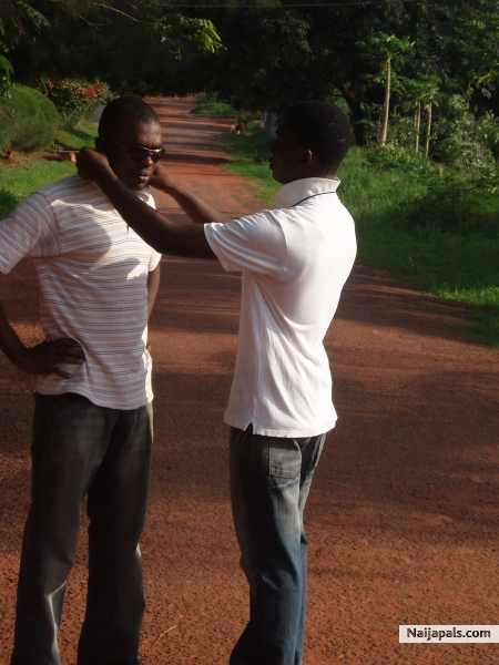 me n my friend,wande - click for next photo