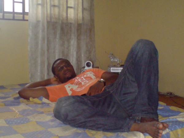 on ma bed - click for next photo