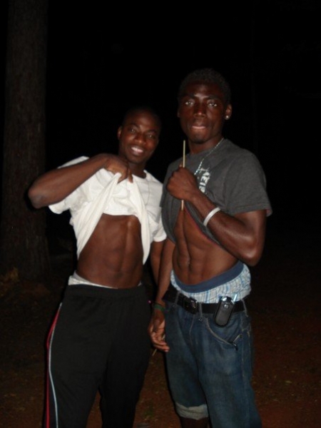 me n my homeboy charles - click for next photo