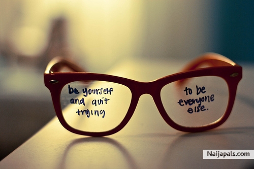 be yourself - click for next photo