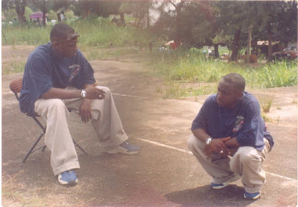 Me talking to myself - click for next photo