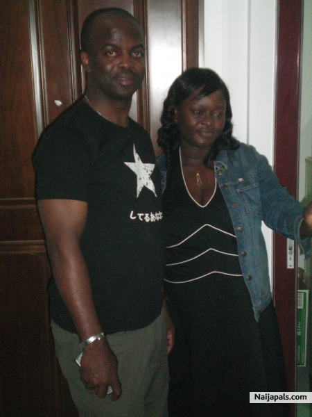 beside me is my dearly bloved wife - click for next photo