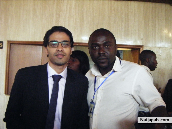 me and sajid abdul...middle east director...YAHOO INCORPORATION - click for next photo