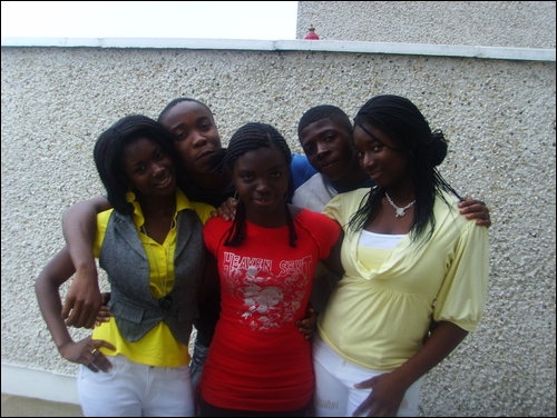 in ireland afta fasion show lool...gr8 day!! - click for next photo