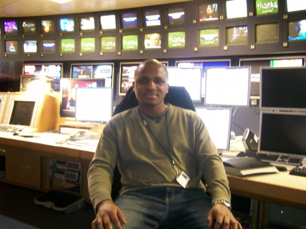 Me at work - click for next photo
