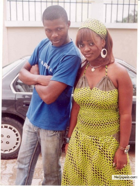 Me & Jackie Appiah shooting on set - click for next photo
