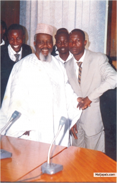With a Great Man - click for next photo