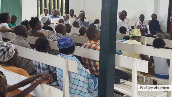My Last Church Service in Nigeria before now The Easter Feest. - click for next photo