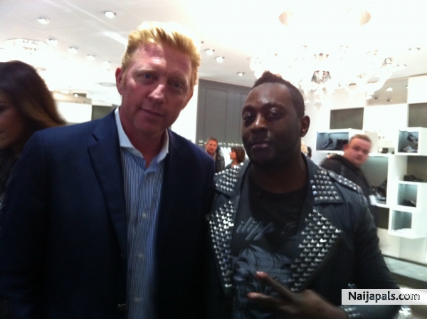 me and superstar Boris Becker - click for next photo
