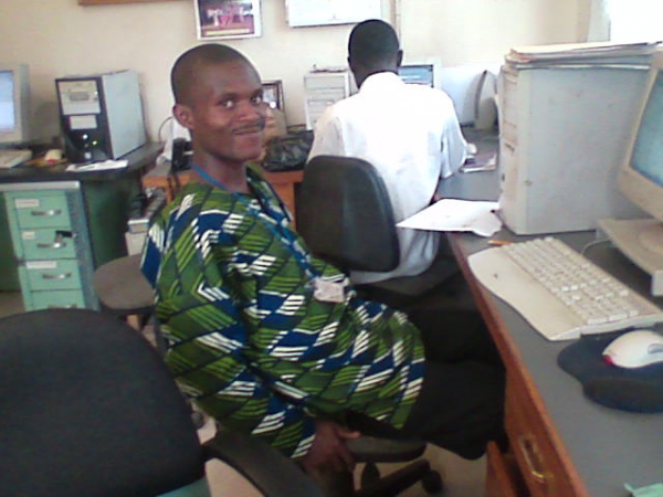 In the office - click for next photo