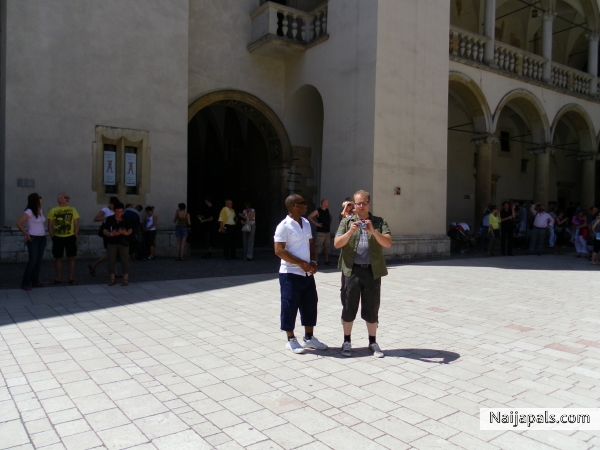 Me and Eric in Wawel Castle, Krakow, Poland - click for next photo
