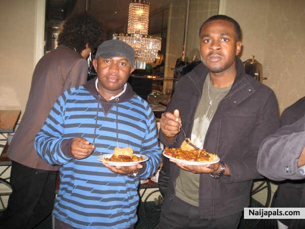me and ebuka in nigeria independece day celebration 20008 warsaw poland - click for next photo
