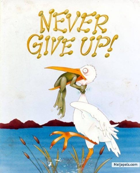 Never give up, Naija go beta! - click for next photo