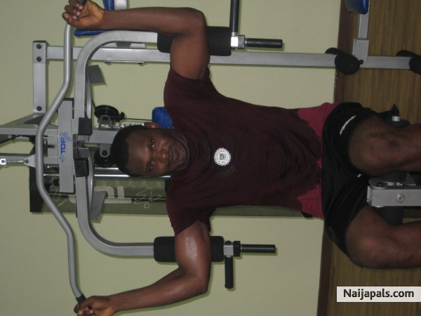 Gym work out - click for next photo