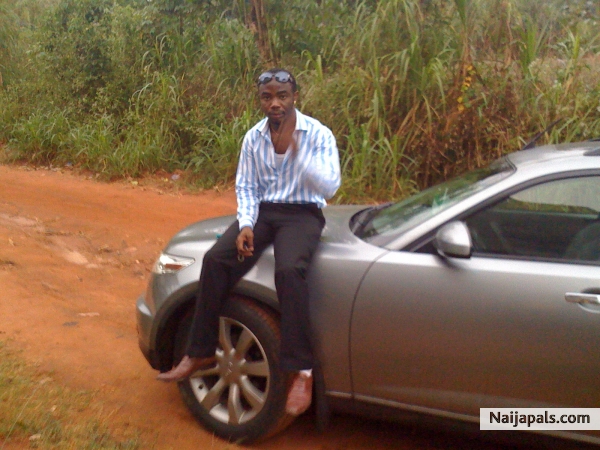 me in village road - click for next photo